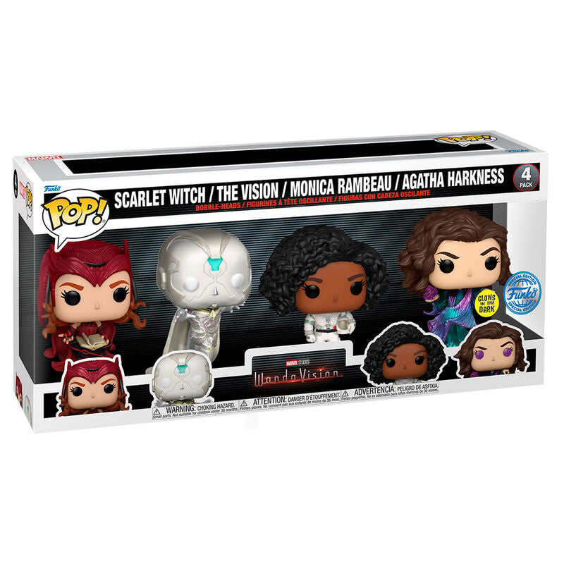 POP-Pack mit 4 Figuren POP Marvel WandaVision Exklusiv