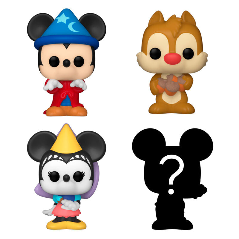 Blister mit 4 Figuren Bitty POP Disney Sorcerer Mickey