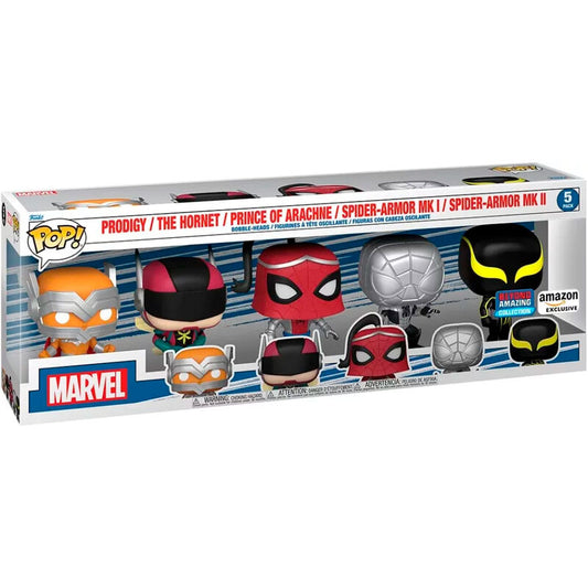 POP-Pack mit 5 Figuren Marvel Spiderman Exclusive