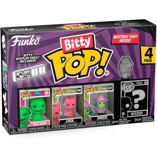 Blisterpackung mit 4 Figuren Bitty POP Disney Nightmare Before Christmas Oogie Boogie