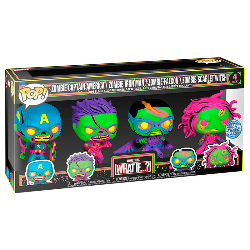 POP-Pack mit 4 Figuren Marvel Was wäre wenn...? Exklusiv
